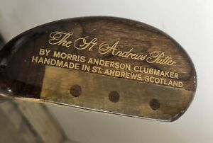 A handmade St Andrews Putter, by Morris Anderson