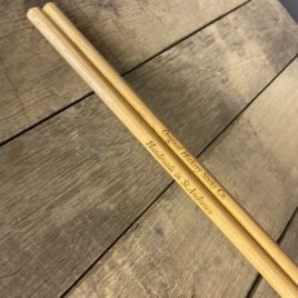 A pair of plain Original Hickory Sticks